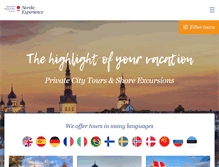 Tablet Screenshot of nordicexperience.com